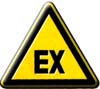 Warnung vor Explosionsfähiger Atmosphähre